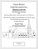 Two-Part Easter Descants - Part Two in F P.O.D. cover